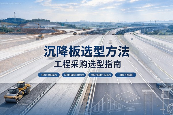留坝沉降板选择方法