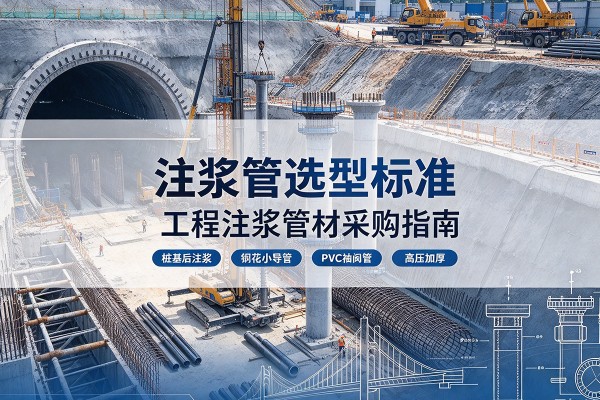 留坝注浆管选型标准