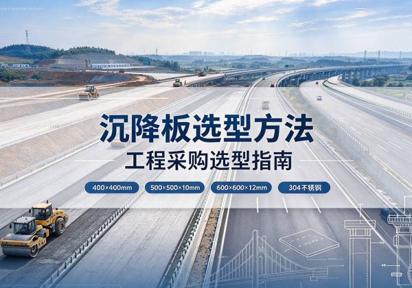 留坝沉降板选择方法